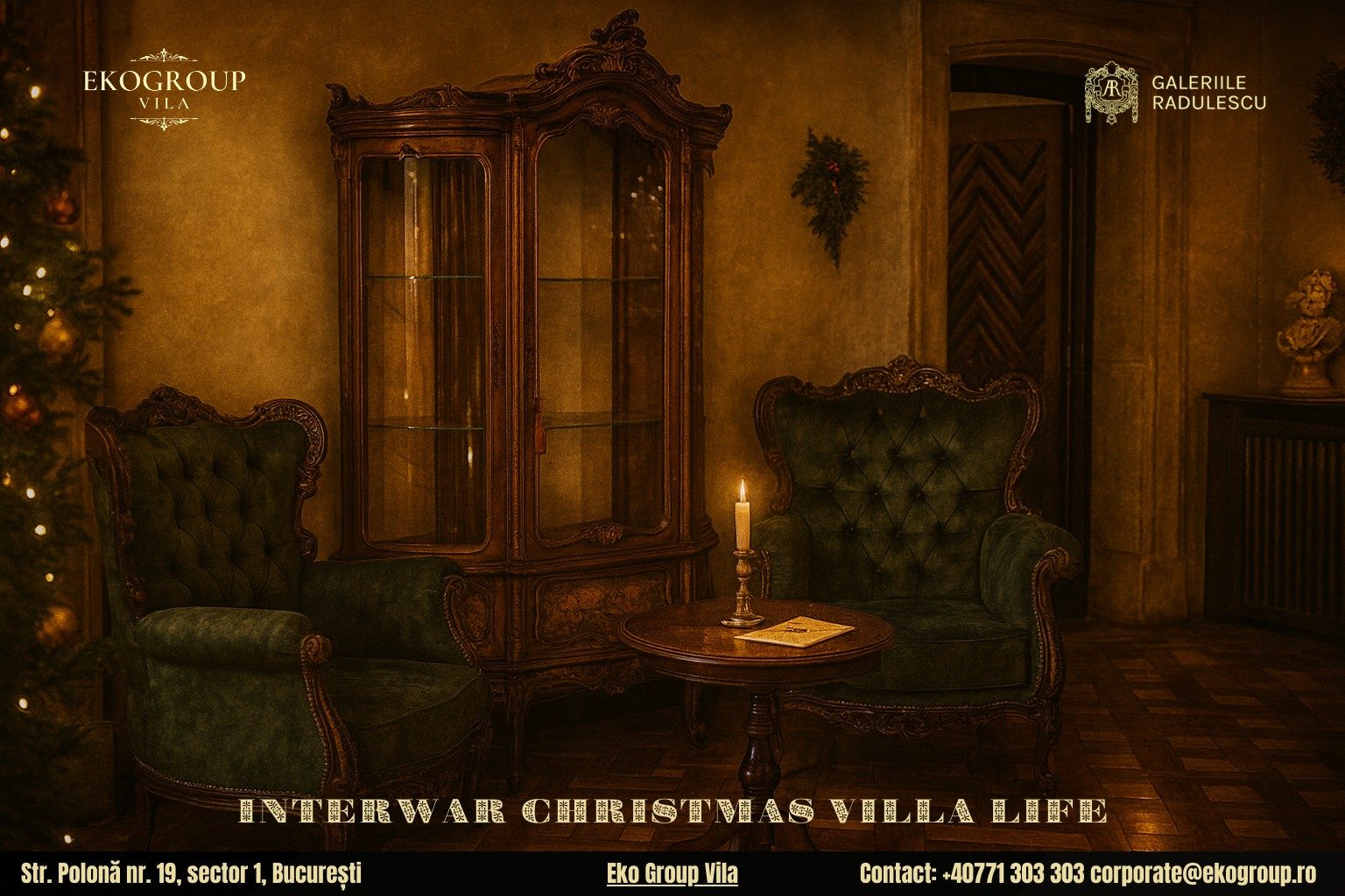 Crăciunul in România: Magia sărbătorilor de iarnă în anii ’30 la Eko Group Vila