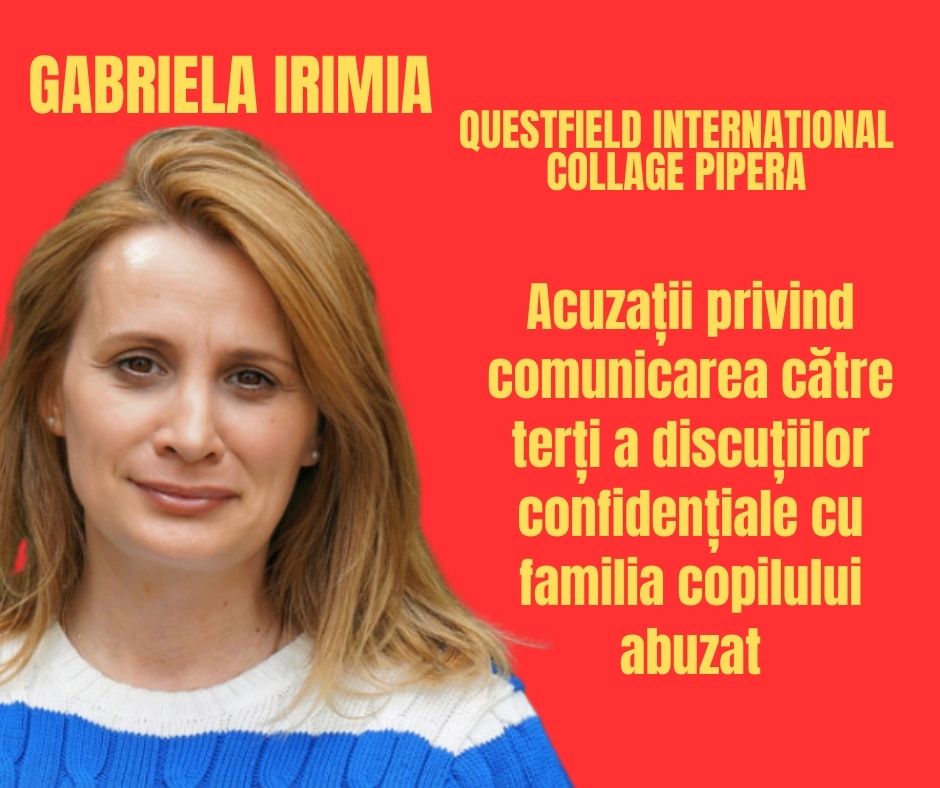 Acuzații privind comunicarea către terți a discuțiilor confidențiale cu familia copilului abuzat
